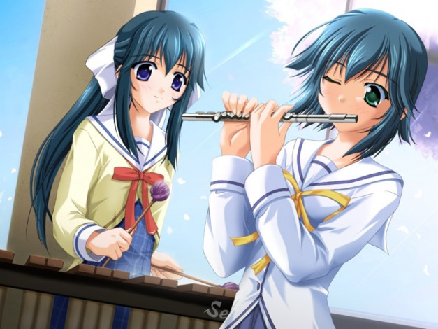 Обои картинки фото аниме, da, capo