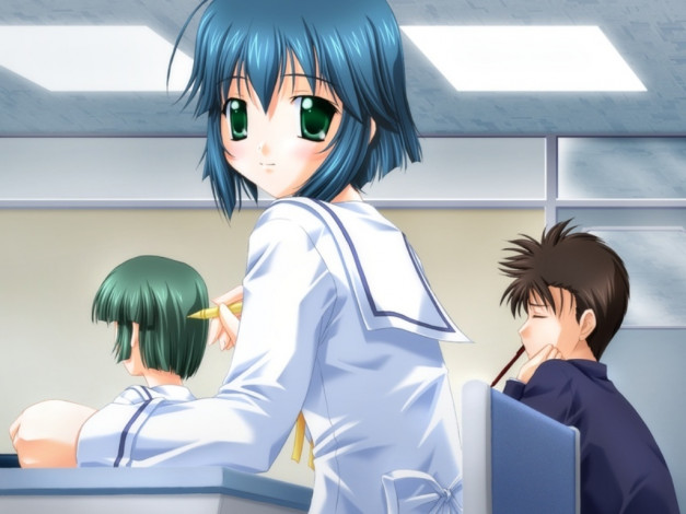 Обои картинки фото аниме, da, capo