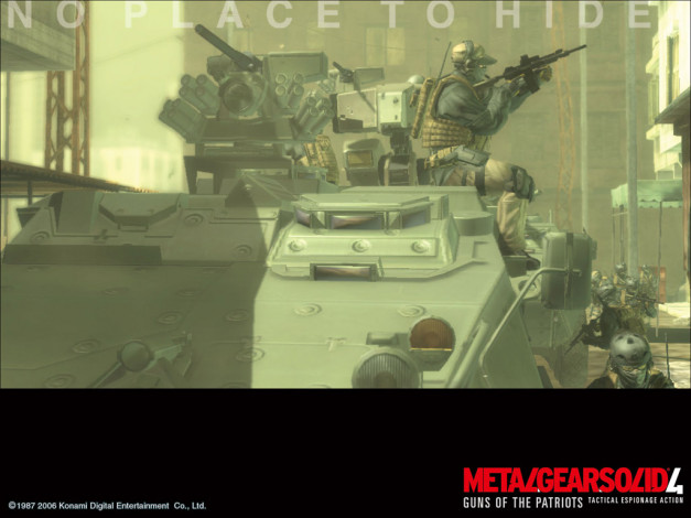 Обои картинки фото видео, игры, metal, gear, solid, guns, of, the, patriots