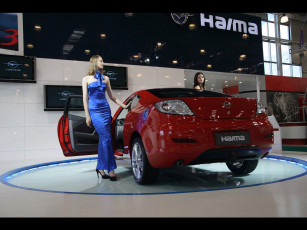 Картинка haima s1 автомобили авто девушками