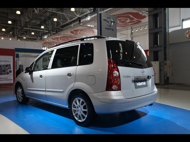 Обои картинки фото haima, freema, автомобили, выставки, уличные, фото