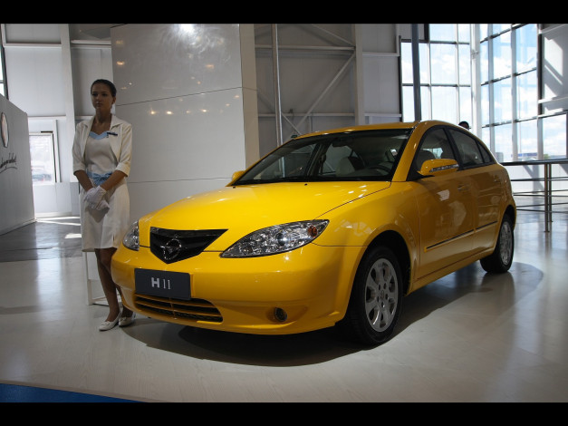 Обои картинки фото haima, h11, автомобили, выставки, уличные, фото