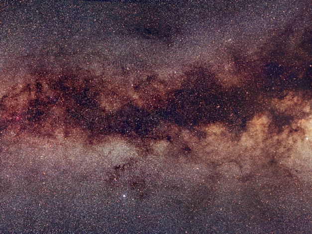 Обои картинки фото панорама, млечного, пути, космос, звезды, созвездия