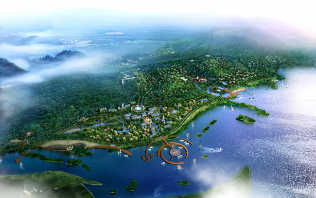 Обои картинки фото 3д, графика, architecture, архитектура