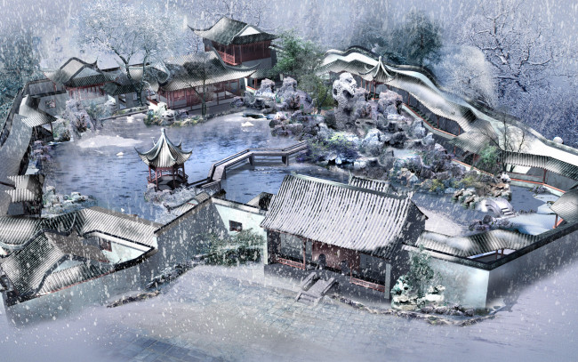 Обои картинки фото 3д, графика, architecture, архитектура