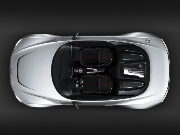 Обои картинки фото tron, spyder, concept, автомобили, audi