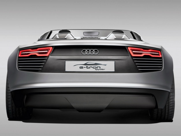 Обои картинки фото tron, spyder, concept, автомобили, audi