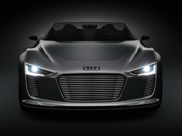 Обои картинки фото tron, spyder, concept, автомобили, audi