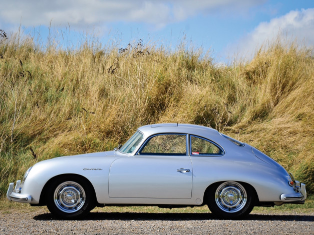 Обои картинки фото porsche, 356a, 1600, gs, carrera, автомобили
