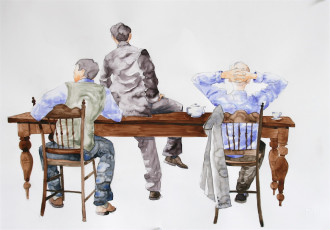 Картинка рисованные люди