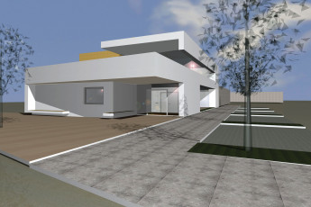 Картинка 3д графика architecture архитектура дом