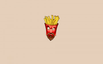 Картинка aqua teen hunger force мультфильмы команда фастфуд фрай