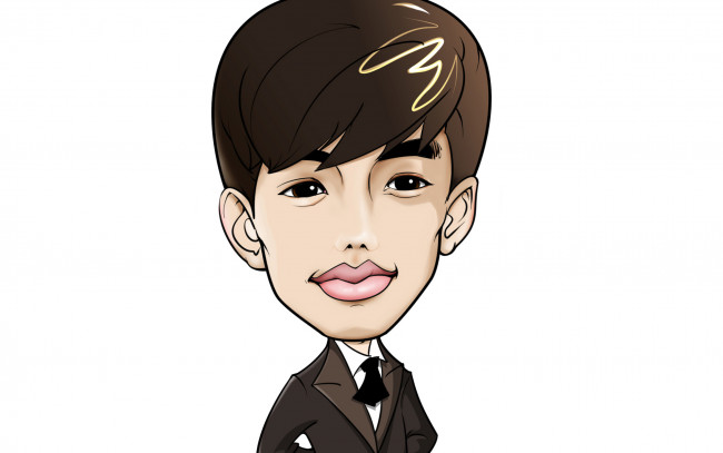 Обои картинки фото рисованные, люди, лицо