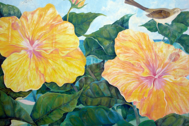 Обои картинки фото рисованные, цветы