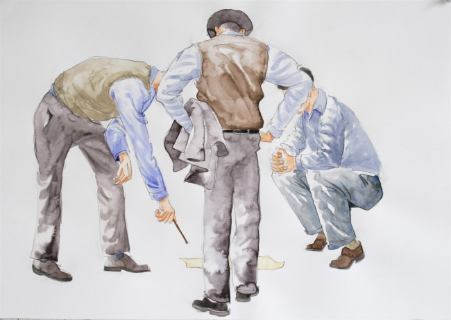 Обои картинки фото рисованные, люди