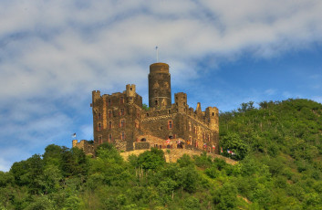 Картинка германия burg maus города дворцы замки крепости деревья гора замок