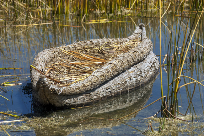 Обои картинки фото корабли, лодки,  шлюпки, лодка, камышовая