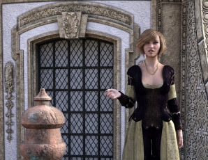 Картинка 3д+графика люди+ people фон взгляд девушка