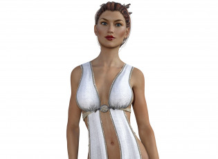 Картинка 3д+графика люди+ people взгляд девушка фон