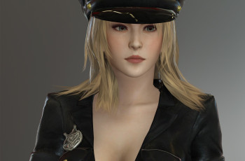 Картинка 3д+графика портрет+ portraits фон взгляд девушка