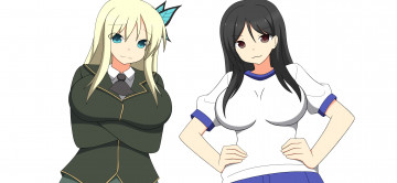 Картинка разное арты взгляд фон девушки