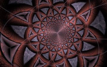 Картинка 3д+графика фракталы+ fractal цвета фон узор