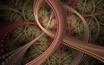 Картинка 3д+графика фракталы+ fractal цвета фон узор