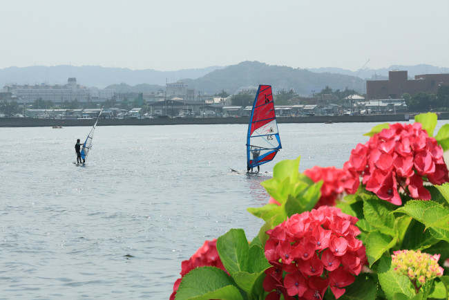 Обои картинки фото спорт, водный спорт, море, гортенхия