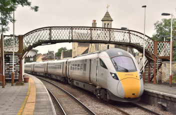 Картинка техника поезда состав локомотив рельсы