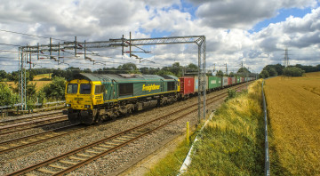 Картинка техника поезда состав рельсы локомотив