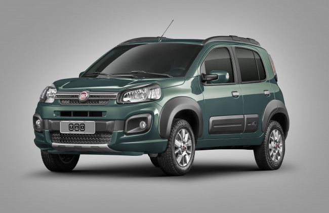 Обои картинки фото автомобили, fiat, uno, way, 327, 2016г