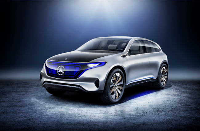 Обои картинки фото автомобили, mercedes-benz, concept, generation, eq, 2016г