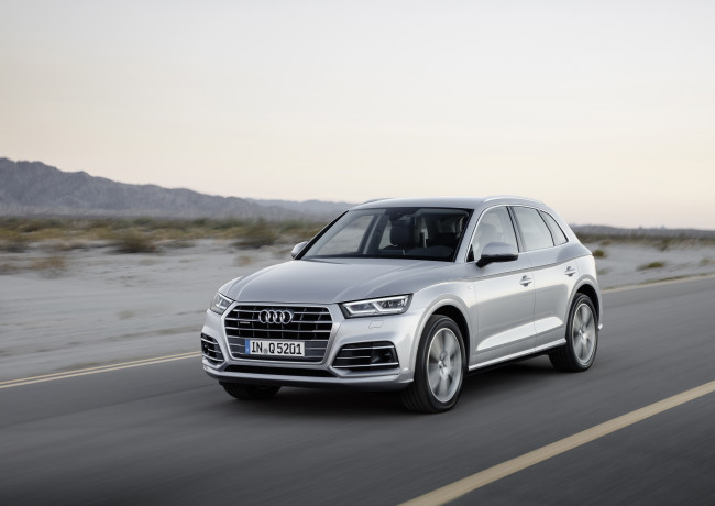 Обои картинки фото автомобили, audi, q5, tdi, quattro, s, line, 2016г