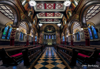 Картинка интерьер убранство +роспись+храма церковь