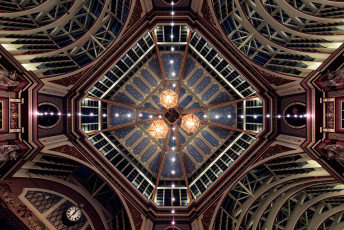 обоя интерьер, - другое, потолок