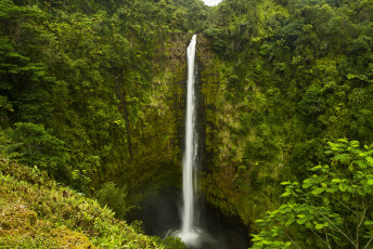 Картинка природа водопады поток скала