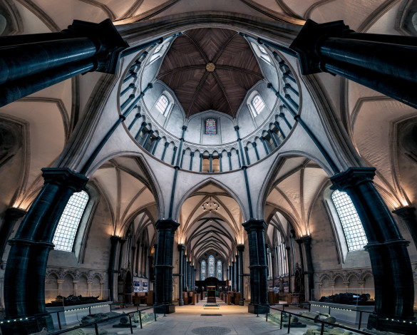 Обои картинки фото интерьер, убранство,  роспись храма