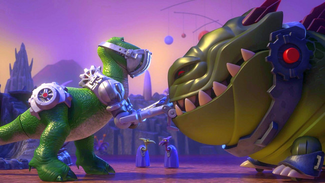 Обои картинки фото мультфильмы, toy story that time forgot, динозавр, игрушка