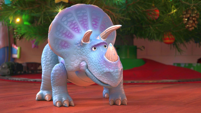 Обои картинки фото мультфильмы, toy story that time forgot, динозавр, игрушка