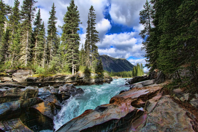 Обои картинки фото природа, водопады, простор