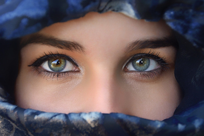 Обои картинки фото разное, глаза, макияж, взгляд