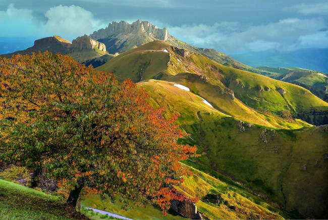 Обои картинки фото природа, горы, простор