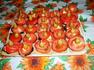 Картинка еда бутерброды +гамбургеры +канапе томаты помидоры хлеб