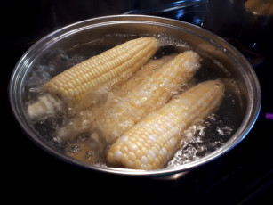 Картинка еда кукуруза початки