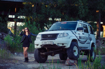 Картинка уаз+патриот автомобили -авто+с+девушками внедорожник автомобиль патриот уаз девушка