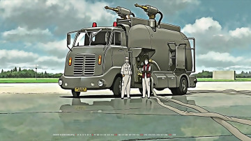 Картинка календари аниме 2019 calendar улица мужчина шланг автомобиль