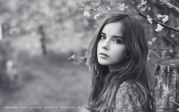 Картинка календари компьютерный+дизайн 2019 природа цветы взгляд девушка женщина лицо calendar