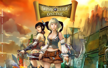 обоя календари, видеоигры, девушка, двое, оружие, calendar, 2019