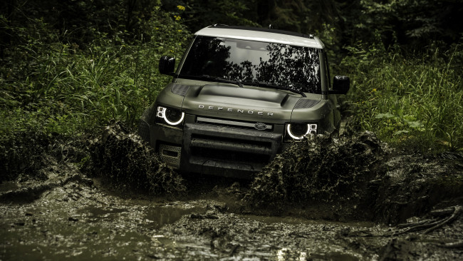 Обои картинки фото 2020 land rover defender 90 d240 se explorer pack, автомобили, land-rover, грязь, бездорожье, джип, лэнд, ровер