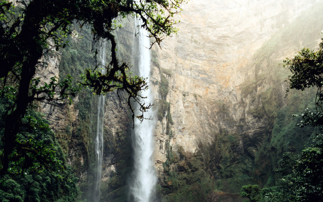 Обои картинки фото природа, водопады, вода, водопад, поток